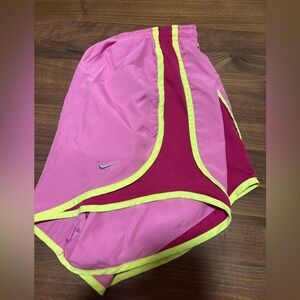Medium bright Nike shorts.